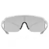Gafas de sol Uvex Ramp - montura gris mate, lente espejada plata