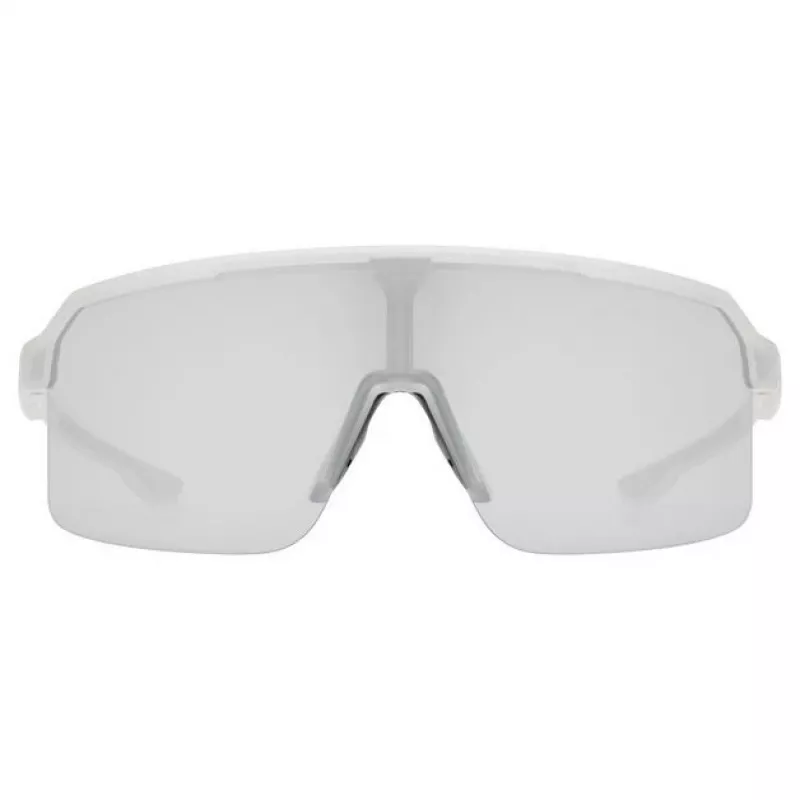 Gafas de sol Uvex Ramp - montura gris mate, lente espejada plata