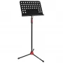 V-TONE DELUXE P1 Atril ajustable para textos y partituras, soporte plegable con bolsa de transporte, negro