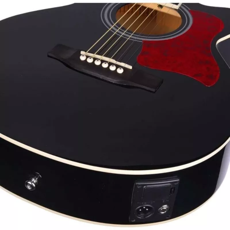 V-TONE EAG SET BK guitarra electroacústica + set de amplificador, negro