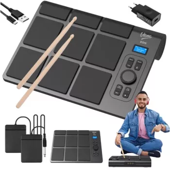 V-TONE ED9 Batería electrónica portátil a pilas