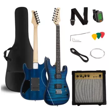 V-TONE EGW 39 BL Guitarra eléctrica 4/4 Stratocaster azul