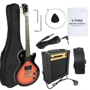 V-TONE ESLP39 SB guitarra eléctrica Les Paul 4/4 sunburst