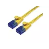 VALUE Cat.6A UTP cable de red extraplano, amarillo, 0,5 m