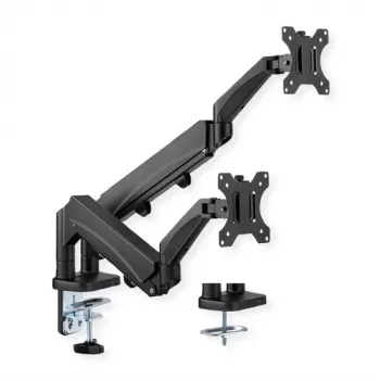 VALUE soporte de escritorio de doble brazo para monitores LCD 13-27