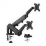 VALUE soporte de escritorio de doble brazo para monitores LCD 13-27