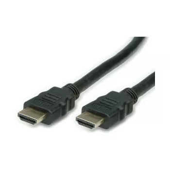 VALUE cable HDMI Ultra HD con Ethernet 1m negro - 4K 60Hz, 18Gbps, conectores dorados 11.99.5680