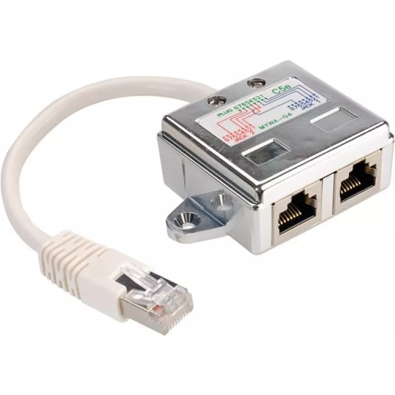 VALUE Adaptador en T Cat.5e Clase D STP