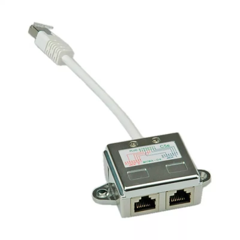 VALUE Adaptador en T Cat.5e Clase D STP