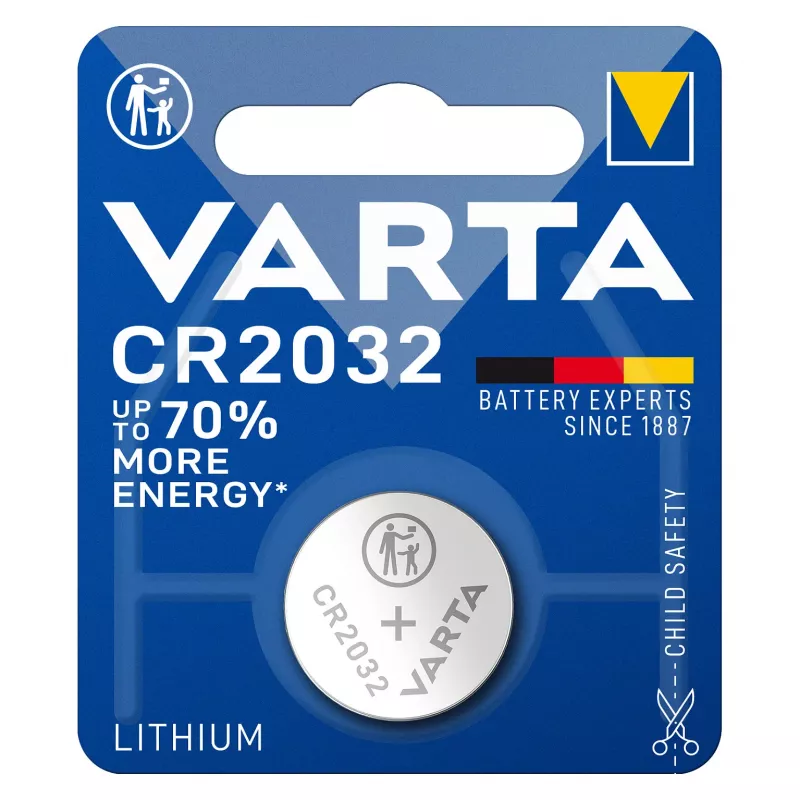 VARTA pila de botón de litio CR2032 3V 230mAh (pack de 10)