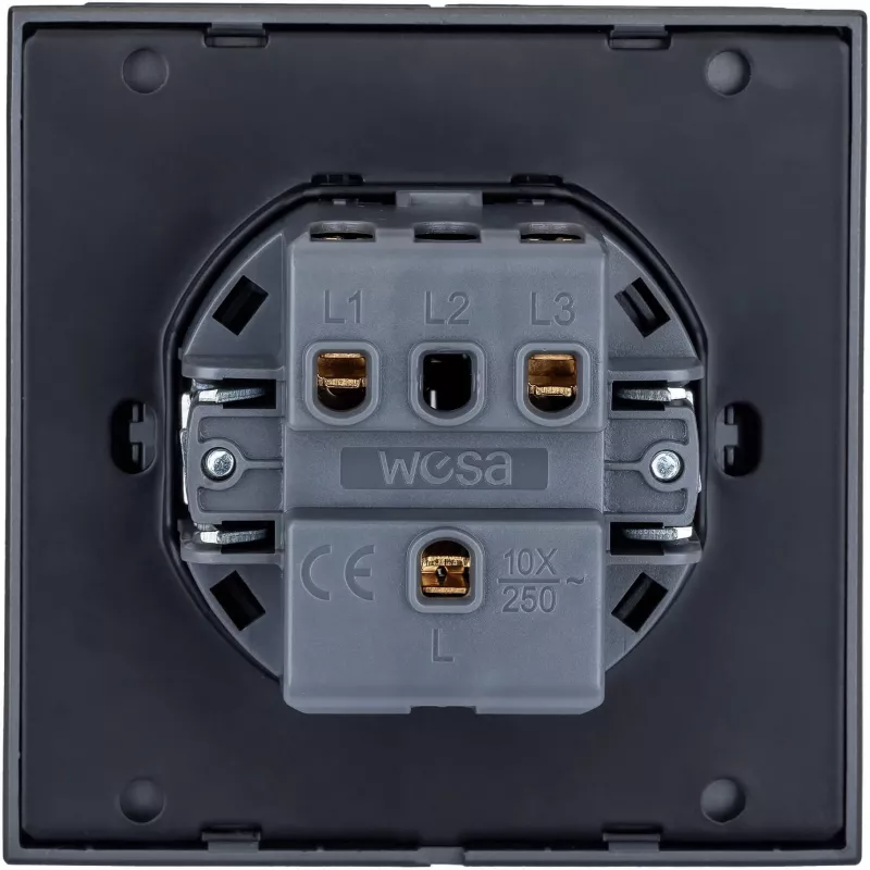 VCX CC TR 01 Single gris WESA conexión – borne de tornillo, 32 A, 450 V