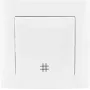 VCX WESA LC 01A Conector en cruz, blanco, canal de cables 10x10 mm