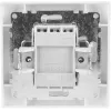VCX WESA LC 02 interruptor doble de luz blanco
