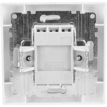 VCX WESA LC 03 interruptor individual con luz blanco