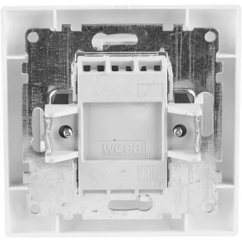 VCX WESA LC 04 interruptor doble con retroiluminación, blanco