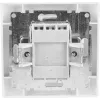 VCX WESA LC 04C Interruptor doble con retroiluminación, negro