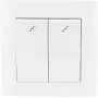 VCX WESA LC 05 interruptor doble de escalera, blanco