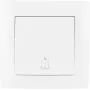 VCX WESA LC 06 Pulsador de timbre blanco