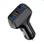 Cargador de coche Veger CC271 Rigorous PD37W (2A1C) negro