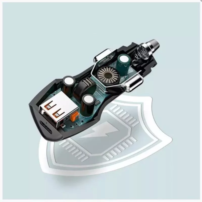 Veger CC50 Rigorous PD38W (1A1C) Cargador de coche negro
