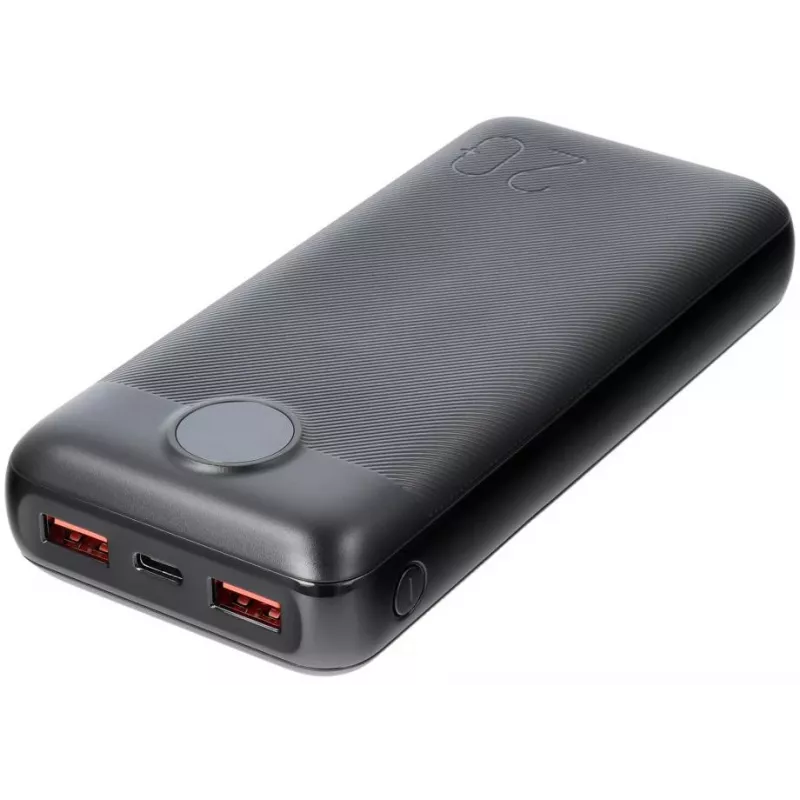 Batería externa VEGER 20000 mAh 20W PD QC 3.0 2x USB-A USB-C negra