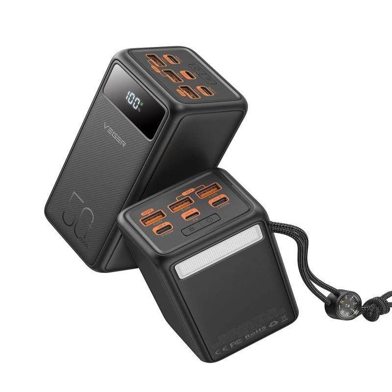 Veger Power Bank Tank Lite (W5001) PD QC3.0 5A 22.5W 50000 mAh negro