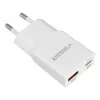 VEGER cargador de pared USB-A + USB-C QC PD 30W 30W1A1C blanco