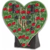 Velleman MK101 kit de soldadura corazón parpadeante - indicador de corazón LED rojo, 9V DC, 16 LED, proyecto electrónico DIY de aprendizaje para principiantes