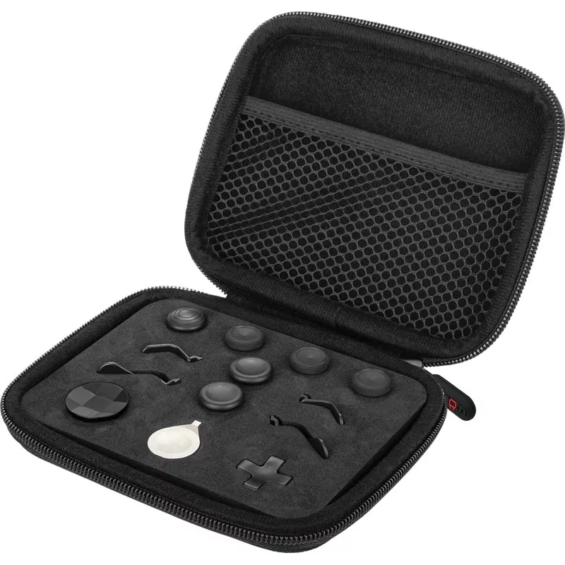 VENOM kit de personalización para mando inalámbrico Xbox One - negro (7 piezas) - fundas para joysticks analógicos, gatillos y D-pad