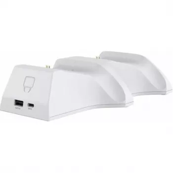 VENOM VS2871 Base de carga doble para PlayStation 5 – Blanco, cargador para dos mandos