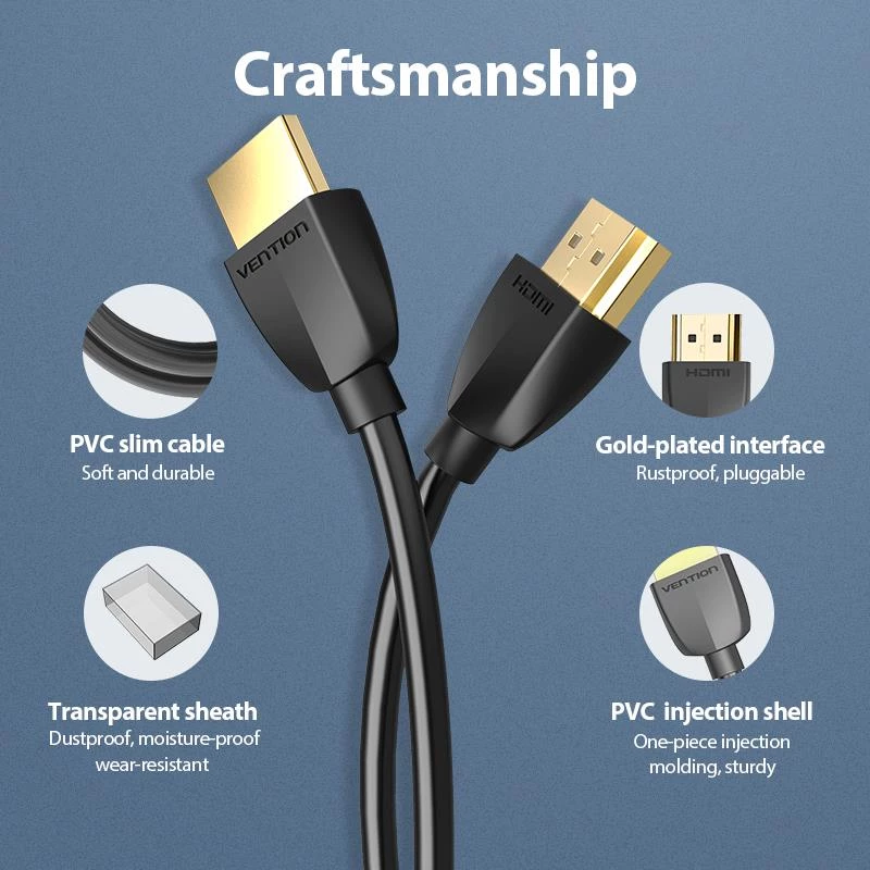 VENTION AAIBH Cable HDMI 2 m negro