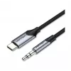 VENTION BGKHF cable adaptador de audio USB-C a 3,5 mm 1 m negro