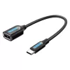 VENTION CCSBB Cable adaptador USB 2.0 Type-C macho a USB-A hembra 0,15 m negro