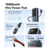 VENTION FKOH0 10000 mAh 22.5 W batería externa inalámbrica con USB-C PD y QC - negro