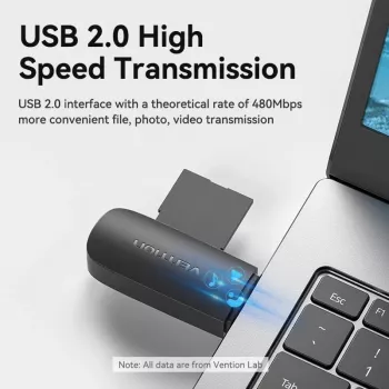 VENTION Lector de tarjetas de memoria USB 2.0 CLEB0