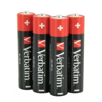Verbatim 49500 Pilas alcalinas AAA LR03 (4 uds./pack)