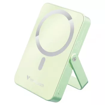 Verbatim Charge 'n' Go Batería externa inalámbrica magnética con soporte 10000mAh USB-C PD 3.0 Verde