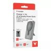 Verbatim Charge'n'Go Batería externa 2C y pantalla 10000 mAh Gris