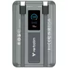 Verbatim Charge'n'Go Batería externa 2C y pantalla 10000 mAh Gris