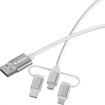 Verbatim Essentials Cable 3 en 1 USB 2.0 USB-A / USB-B / USB-C
