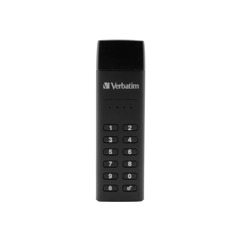 Verbatim Keypad Secure 32GB unidad flash USB 3.2 Gen 1 con cifrado por hardware AES de 256 bits - negro