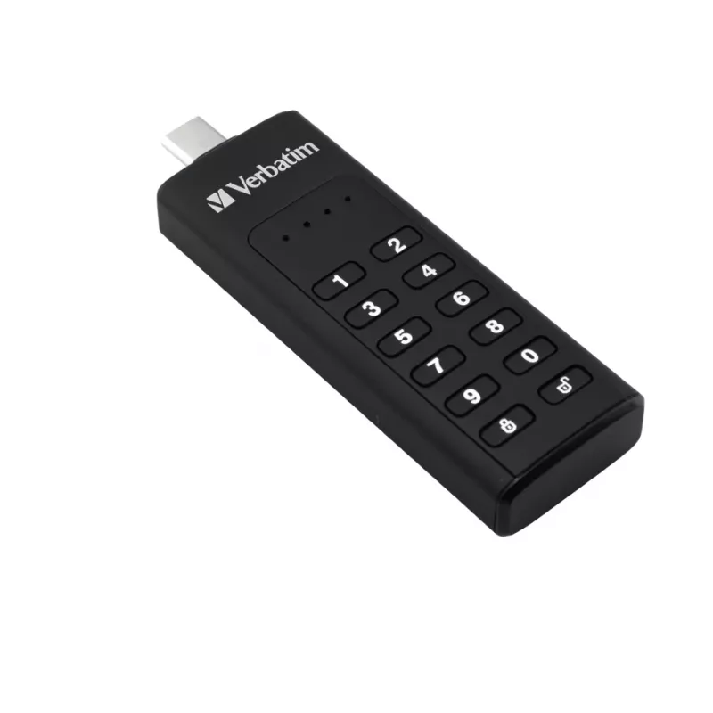Verbatim Keypad Secure 32GB unidad flash USB 3.2 Gen 1 con cifrado por hardware AES de 256 bits - negro