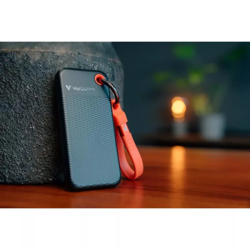 Verbatim Pocket SSD 256GB USB 3.2 Gen 2 Type-C Unidad de estado sólido externa negro/rojo (32417)