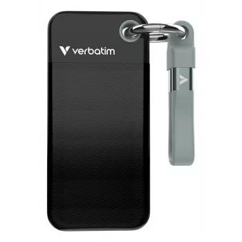Verbatim SSD Pocket USB 3.2 256GB, Negro/Gris