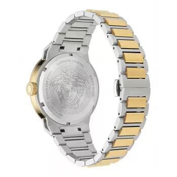 VERSACE MAN VE7E00423 43mm Cronógrafo de Cuarzo Suizo Acero Inoxidable Esfera Azul