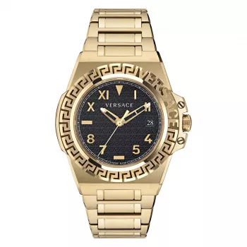 Reloj cronógrafo de hombre Versace V-Chrono suizo cuarzo VE3I00522 44mm acero inoxidable esfera azul