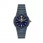 Versace V-Circle reloj hombre VE7G00423 38mm Swiss Quartz acero inoxidable piel negra