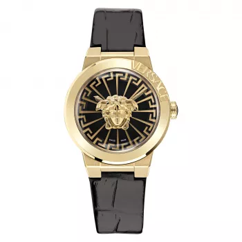 VERSACE V-Motif Reloj de pulsera de mujer suizo de cuarzo VE3F00222 38mm plata acero inoxidable