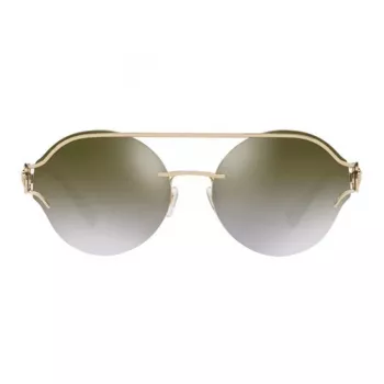 VERSACE VE2184-12526U Gafas de sol de mujer - Montura dorado claro, lentes marrón degradado