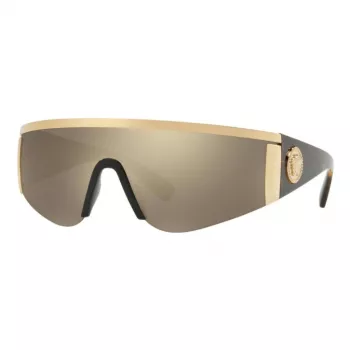 VERSACE VE2197-10005A Gafas de sol unisex Pilot Negro Gris 58mm